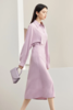 SENTUBILA尚都比拉 紫色通勤显瘦收腰衬衫气质连衣裙 21698 商品缩略图4