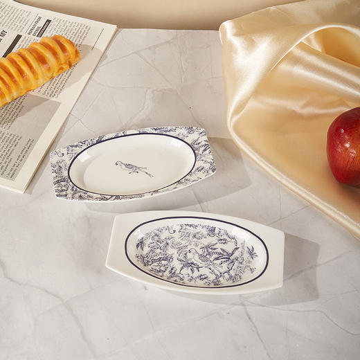 物兮物 欧式中国风系列 绮梦宝境 陶瓷碟 商品图1