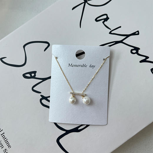 日常简约纯银项链-纪念日百货门店同款 162243136 商品图0