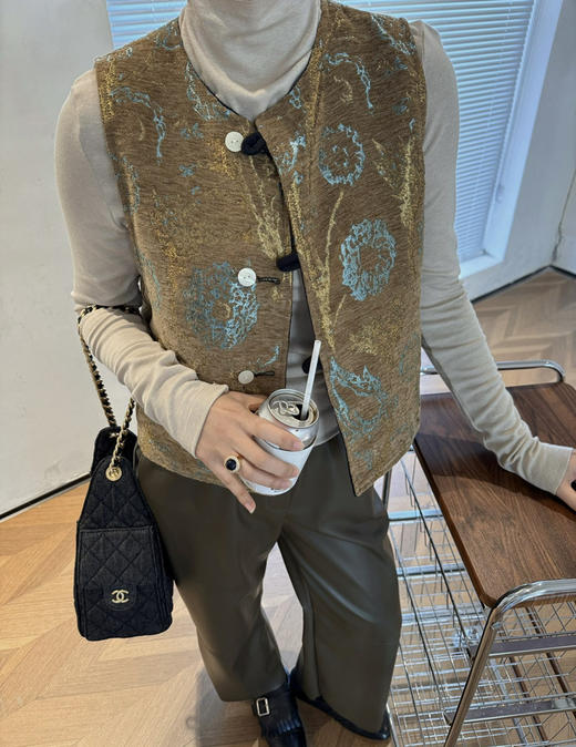 新年双面穿国风马甲背心 商品图8