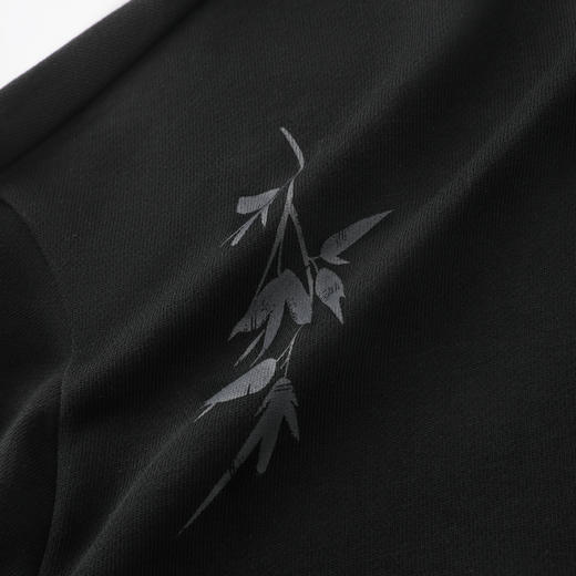 GXG男装【100%棉】26春季熊猫竹子时尚百搭舒适休闲男式圆领卫衣K&C 商品图3