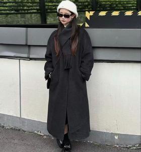 NC圆领中大A型大衣外套50915冬季580134833501