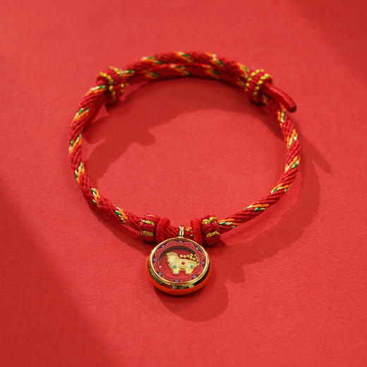 央视春晚 足金马年纪念款红绳 商品图6