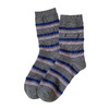 雀说秋冬季条纹中筒袜纯棉撞色潮搭女士袜子保暖百搭字母棉袜五组装ALW2512 商品缩略图4