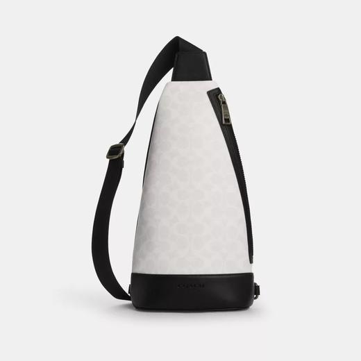 3折！Coach经典老花Dominic男士骑行包包胸包 商品图8