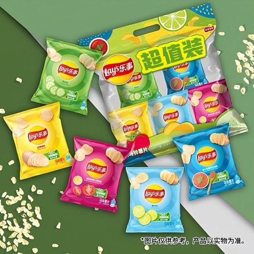 乐事薯片 超值组合包(原味/黄瓜味/番茄味/青柠味/红烩味)23gx5包 商品图4