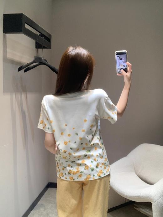 只可换码！不可退！迪奥  26Ss早春新款 碎花圆领短袖T恤（DQJ*MM） 商品图5