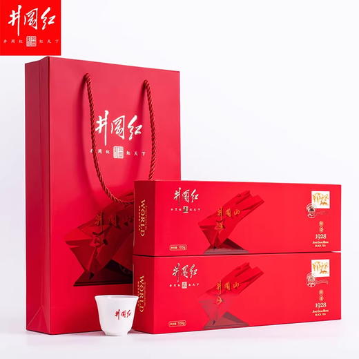 井冈红传奇1928礼品茶红茶花果香一级100克条 商品图5