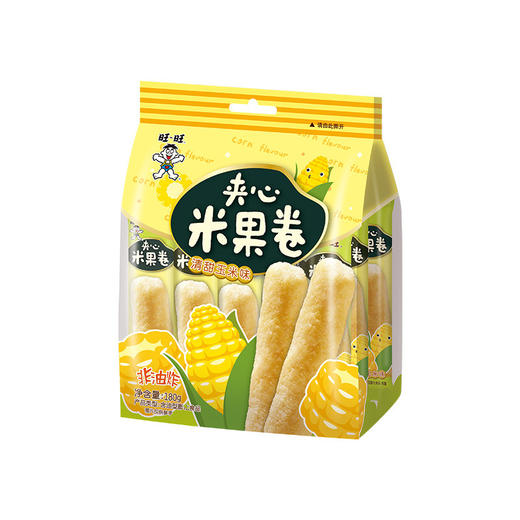 旺旺 夹心米果卷 玉米味/芝士味 180g/袋 商品图0