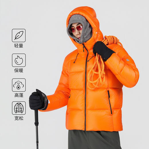 +【乐粉专属】[700FP云暖]思凯乐鹅绒短款羽绒服男女加厚冬季2026超好看年轻款F6126D27 商品图1