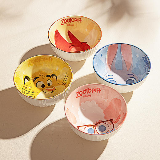 摩登主妇疯狂动物城米饭碗家用2026新款餐具套装礼盒可爱生日礼物 商品图3