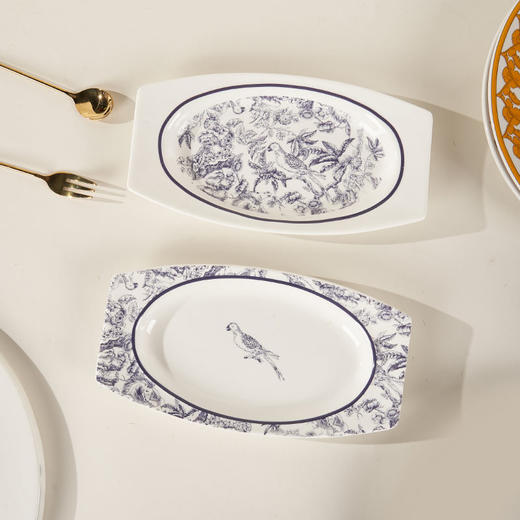 物兮物 欧式中国风系列 绮梦宝境 陶瓷碟 商品图3