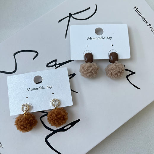 美拉德复古风 银针耳环-纪念日百货门店同款168445071 商品图2