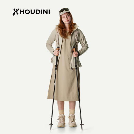 HOUDINI胡丁尼 首发·亚洲版高阶魔术大师25秋新女连帽抓绒衣外套 830018 商品图14