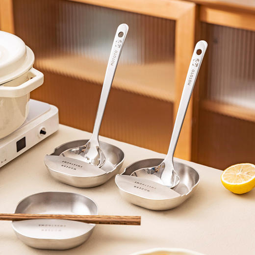 摩登主妇304不锈钢可立锅铲置物架多功能放筷子勺子铲子汤勺架托 商品图0