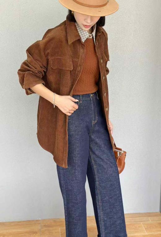 C55306#巴恩风复古扎染衬衫外套 商品图1