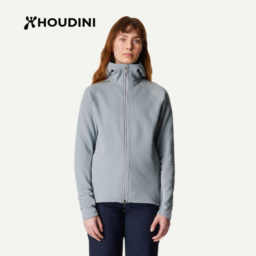 HOUDINI胡丁尼 首发·亚洲版高阶魔术大师25秋新女连帽抓绒衣外套 830018 商品图11