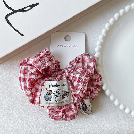 格纹碎花对装发圈-纪念日百货门店同款168644395 商品图3