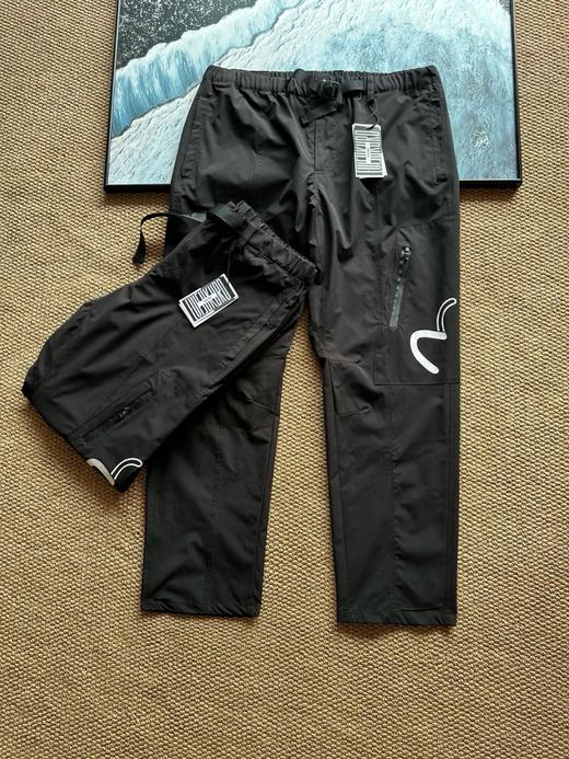 福神EVISU KURO 男士LOGO海鸥印花简约潮流宽松 卫裤 休闲裤 商品图3