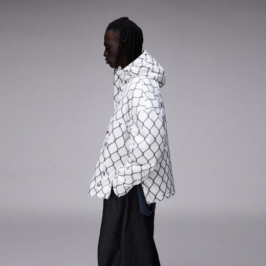 Napapijri 男士字母徽标贴片连帽卫衣 格子 NP0A8AROFC31 商品图5