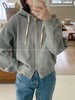 老米优品🎈3-5天！韩代同款！《松弛感薄绒连帽卫衣外套》超洋气百搭~ 宽松落肩袖，显瘦慵懒，冬季内搭，春季外穿！WT260119A 商品缩略图3