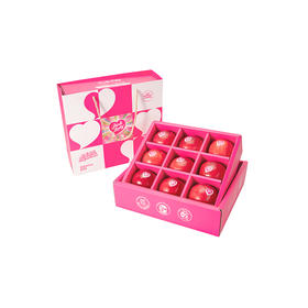 粉红佳人苹果9粒100#110#礼品装1.39KG-1.53KG