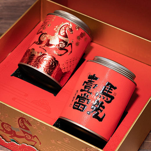 【春季茶礼】茶叶 桂花红茶  茶叶礼盒 桂花 一马当先 茶饮 五虎 250g 商品图1