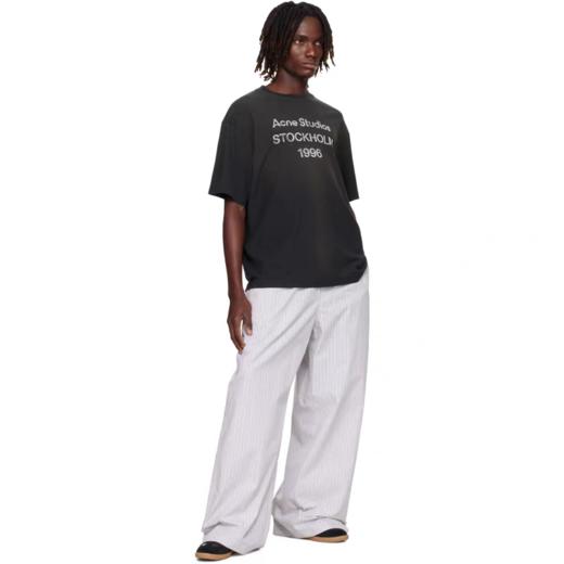 中性款做旧印花短袖T恤fe001 商品图3