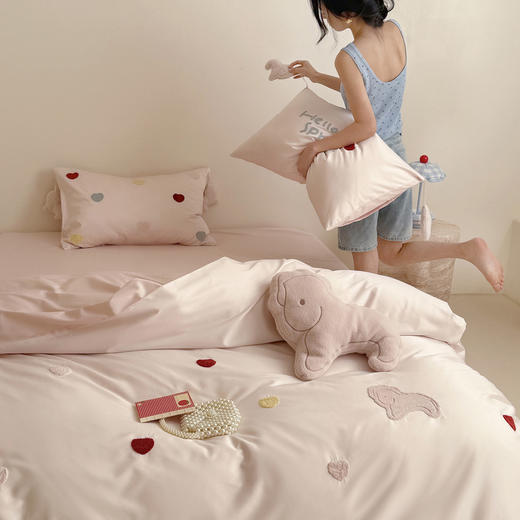小马报道~ 26新款100S长绒棉四件套卡通小马毛巾绣被套纯棉床单床笠床上用品春 商品图6