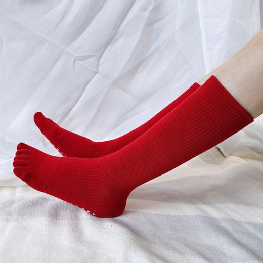 壁虎瑜伽【2601WZ496】鸿运专业防滑五趾袜【5天发货】 商品图2