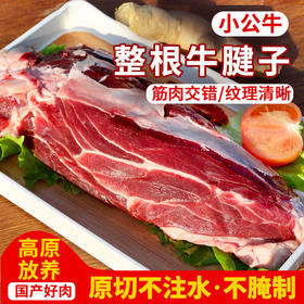 整根牛腱子肉  高原放养牛肉  纹理清晰  肉质紧实  不注水