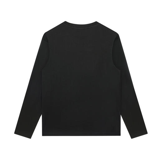 GXG男装【100%棉】秋季简约字母舒适百搭圆领休闲男士长袖T恤K&C 商品图3