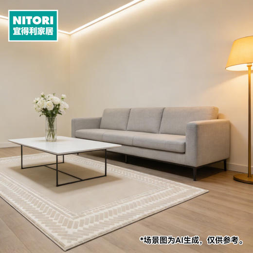 床边地毯客厅家用装饰地毯 旁白 商品图0