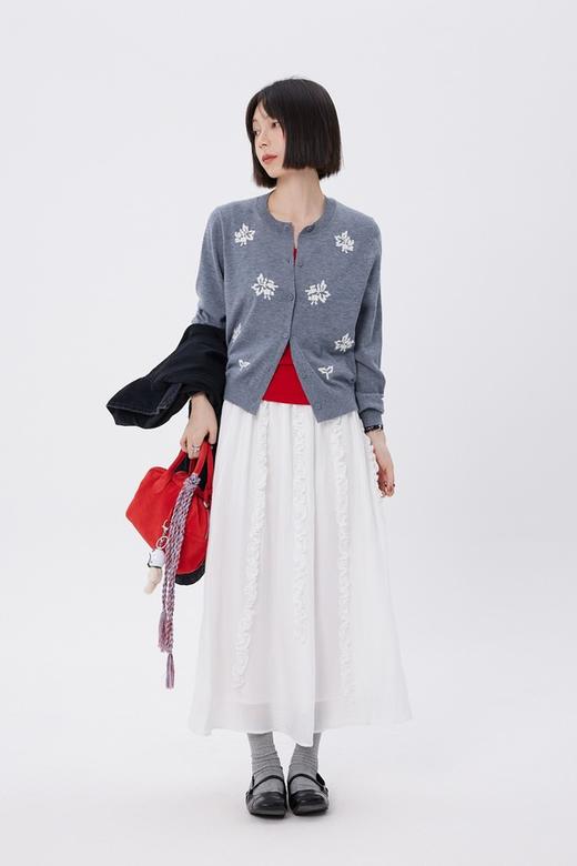 LNNNS 温柔清新刺绣针织开衫 21844 商品图2