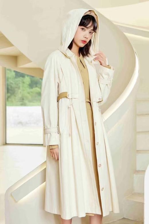 LNNNS 高腰线撞色层次感休闲风衣外套 21550 商品图1