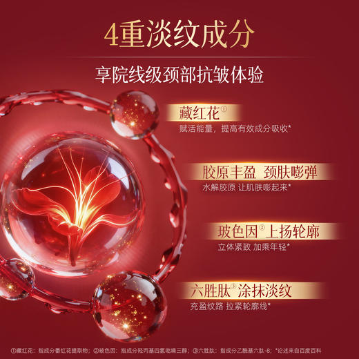 【79.9一支，99.9两支】京帛 藏红花倍润淡纹美颈霜  120g 商品图2