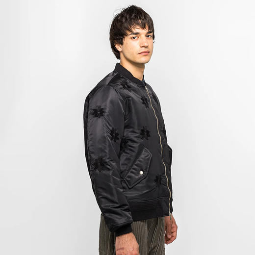NOMA TEXTILE Flower Embroidery Flight Jacket花朵刺绣飞行夹克 商品图2