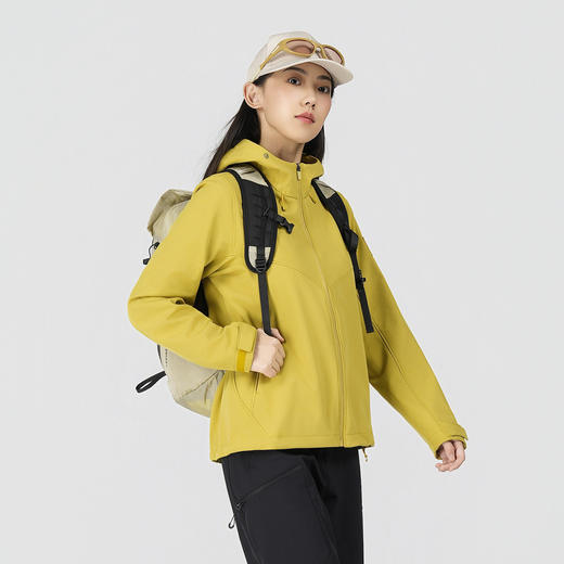 +【乐粉专属】【破域】思凯乐户外软壳衣女男新款秋冬加绒防风冲锋衣内胆外套F2906D31/F2916D31 商品图0
