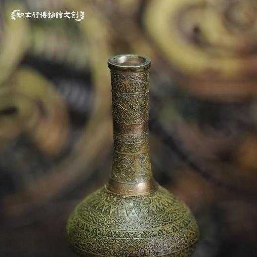 错金四神几何纹长颈铜壶立体冰箱贴树脂材质博物馆创意文创礼物 商品图1