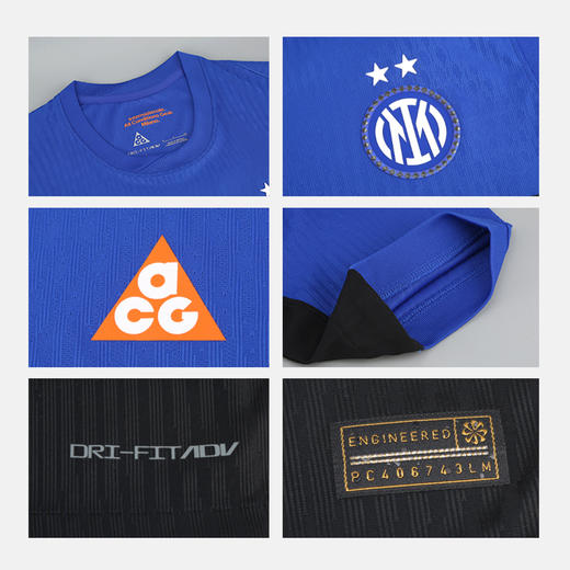 小李子NIKE耐克国际米兰ACG系列球员版短袖球衣成人男IB3141-413 商品图3