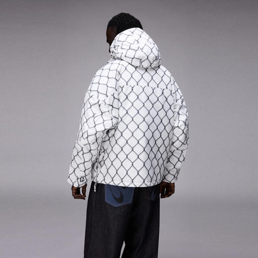 Napapijri 男士字母徽标贴片连帽卫衣 格子 NP0A8AROFC31 商品图6