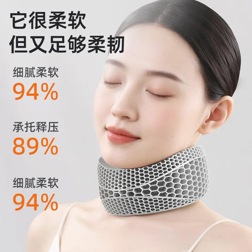 【ADWIN护颈蜂窝颈托】TPE材质，人体工学设计，弹性支撑，告别低头，告别闷热！超透气！正品 商品图1