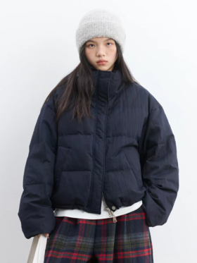 步履不停/5D26030C/两穿外套冬90白鸭绒羽绒服