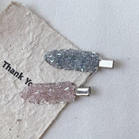 韩版满钻水晶无痕发夹鸭嘴夹发夹甜美时尚刘海碎发侧夹发饰新款发夹-纪念日百货门店同款169150717