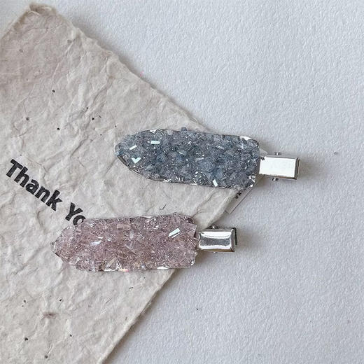 韩版满钻水晶无痕发夹鸭嘴夹发夹甜美时尚刘海碎发侧夹发饰新款发夹-纪念日百货门店同款169150717 商品图0