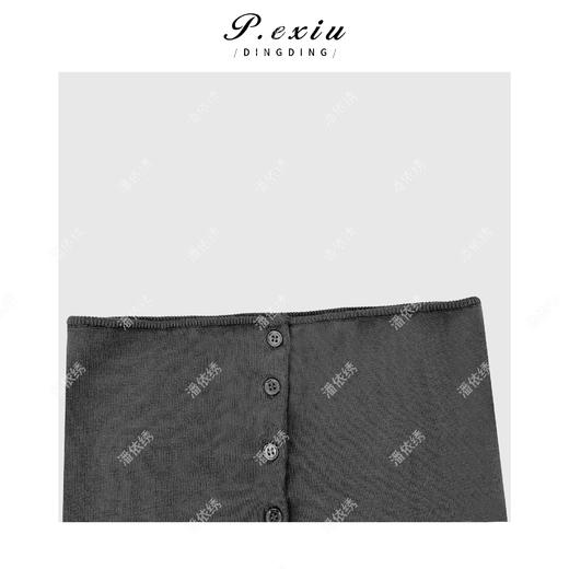 04-6潘依绣丁丁宠粉复古时髦披肩两件套针织上衣Q3458 商品图2