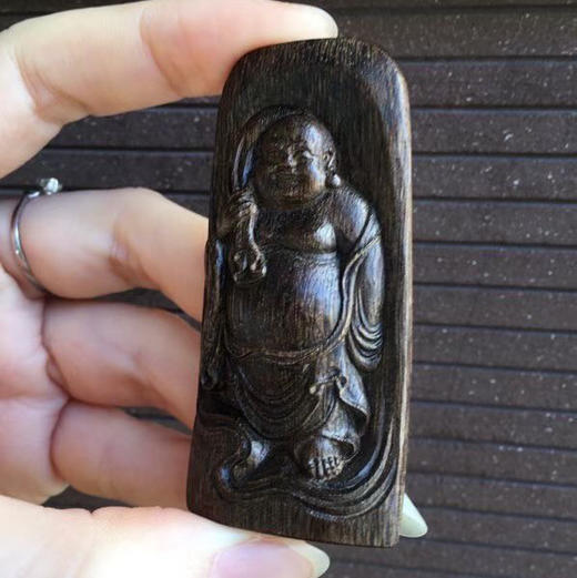 【青山特惠】沉水文莱沉香【布袋弥勒佛】随型吊坠，野生老料 12.7g c50 商品图3