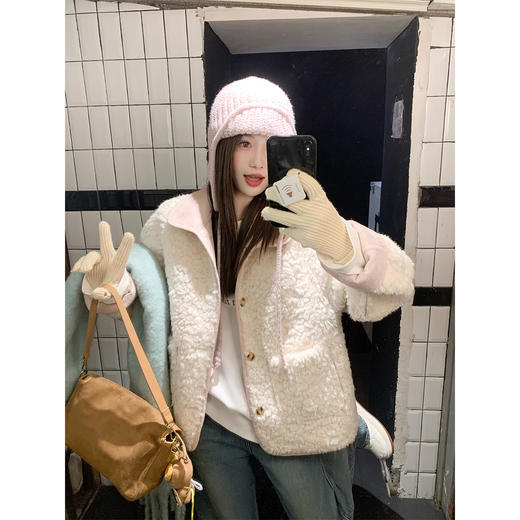 <曾小咸推荐>现货秒杀 ！微信超特价！两面穿皮毛一体外套 日常309.99 立减160 秒杀149.99！！ 商品图3