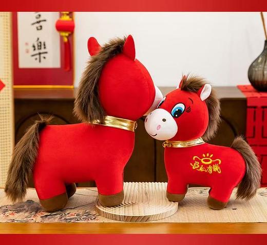 非义乌款！！2026马上有钱  错版哭哭小马   25CM马年吉祥玩具公仔 商品图5