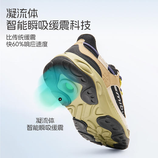 SMIBU进阶PRO登山系列男女童冬款加绒岩语防滑缓震户外运动鞋登山鞋Z54HS2102 商品图1